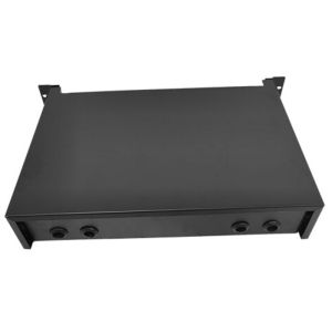 48 Port Fiber Patch Panel Fiber Adapter Panel 2U SC Black Color