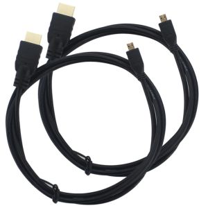 1.5m Micro HDMI To HDMI Cable 4K OEM MALE MALE For Raspberry Pi 4