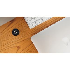 Qi Standard USB2.0 Embedded Desktop Wireless Charger