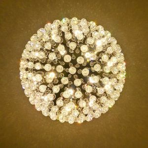 Crystal front room ceiling lights Fixtures for Sitting room Bedroom Ceiling Lamp