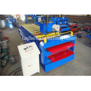 High Output Roll Forming Lines Roll Form Machine Easy Operate 10 / 14 Rows