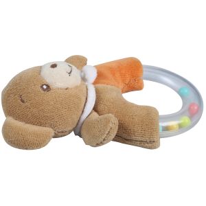 Cute Newborn Plush Toys Embroidery Logo Customized Color Handbell Type