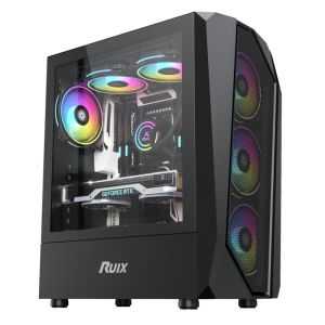 ARGB PC Computer Cabinet RGB Micro ATX Tower OEM