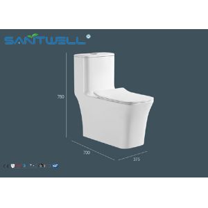 China Shower room siphonic flushing Siphonic WC sanitary ware  700*375*760 mm  Size on sale