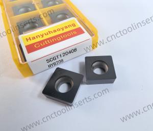 Cheap CNC Boring Inserts Wc-Co PVD Coating SCGT120408 HYB208 ，Applicable To All Difficult-to-machine Materials Except Superalloys for sale