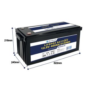 Deep Cycle Large Capacity Long Lasting Lithium Ion Battery 12V400AH For RV Boat