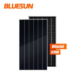 Bifacial Shingled 670 Watts Solar Panels EU Stock 670W 665W 660W Mono PV Module