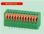 WT142R-5.08/7.62 spring type terminal block pcb spring terminal block factory