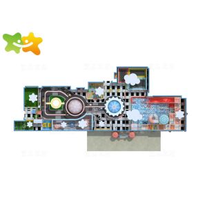 Children Play Game Indoor Playground Equipment With Ball Pool