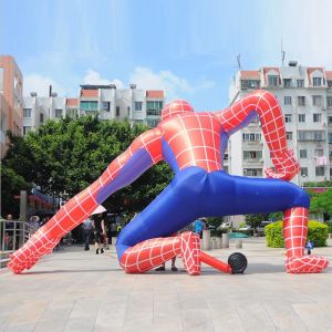 Promotional custom made pvc inflatable Spiderman big inflatable advertising