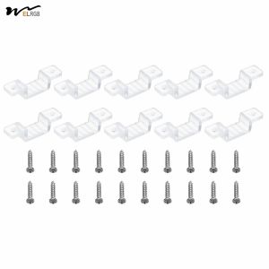 Auto CAD Layout LED Strip Light Clips 50 Pack Mounting Bracket Fixing Clips with