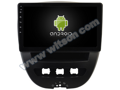 9'' 10.1'' Screen Car Android Multimedia Player For Peugeot 107 Toyota Aygo