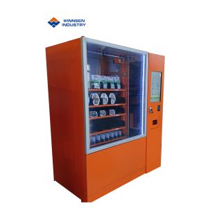 Biscuits Cookies Mini Mart Vending Machine With Adjustable Channels Big Touch