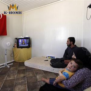 Prefab Temporary Refugee Camps One Bedroom Portable Container Homes