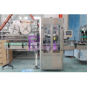 Double Driving Four Blades Installed Bottle Labeling Machine With Panasonic