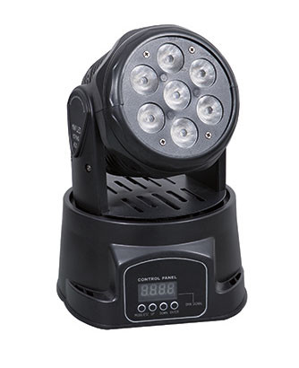 Black Color 7*10W Mini LED Moving Head Light 4 IN1 RGBW LED Beam For DJ Stage