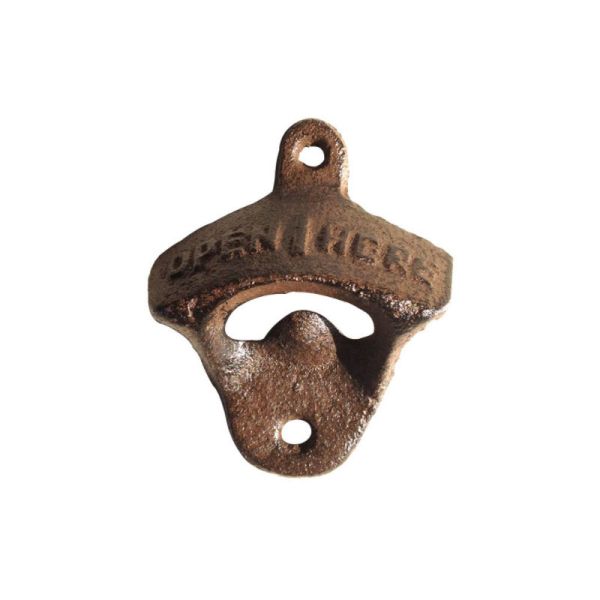 Cool Innovative Cast Iron Folk Art Open Here Bar Wall Mounted Unique Beer Bottle