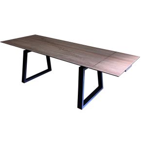 HPL Laminated Modern Extension Dining Table Eco Friendly Scratch Proof