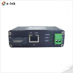 100BASE-FX To 10/100BASE-T 30W PoE+ Media Converter 36W