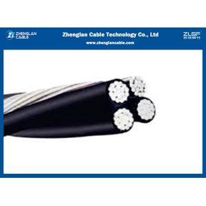 0.6/1KV AAC/XLPE AAAC/XLPE Aerial Overhead Insulated Cable 3Cx95sqmm 1Cx70mm2