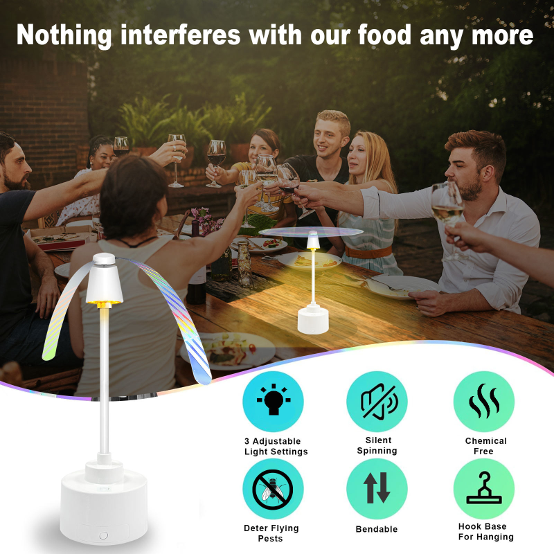360° Foldable Fly Repellent Fan