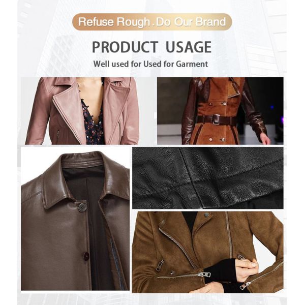 Soft Touch Microfiber Leather PU Artificial Synthetic Leather Material For Garments