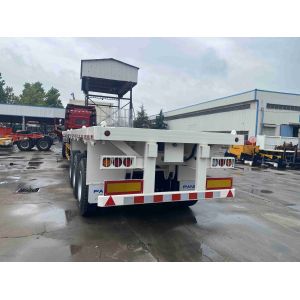 CIMC second hand used Shipping 20ft 40ft 50ft 53ft 40 Feet 2 3 4 5 Axles Flatbed