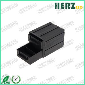 High Quality Black Plastic ESD Component Drawer Box