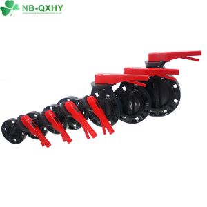 Standard DIN ANSI JIS Wide PVC/ABS Handle CPVC/UPVC Butterfly Valve with NBR