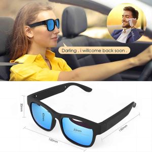 Smart Wireless Bluetooth Sunglasses Open Ear Music Hands Free Calling Waterproof