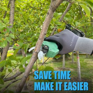 21V Portable Handheld Garden Tree Pruning Shear Battery Pruner Scissors Cordless