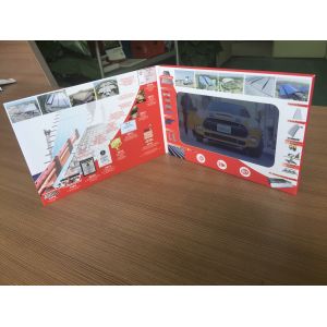 Fully customizable 7'' screen size lcd video video marketing brochure video