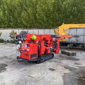 Green Lifting Telescopic Spider Crane With Electric And Diesel Power