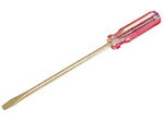 Plastic Handle Non Sparking Screwdrivers , Spanner Slotted Screwdriver 50mm -