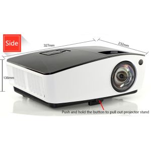 Ultra HD 4K Laser Short Throw Projector 4000 Lumens Smart Projector For Family