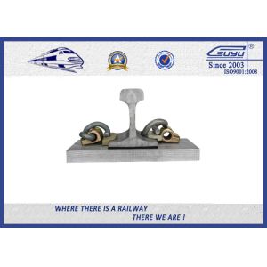 44 - 48HRC Hardness E Clip Vossloh Fastening Systems Bitumen Dacromet