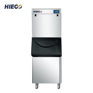Commercial 450 Lb Ice Machine 200kg Electric Ice Cube Maker 1100kg Storage Bin
