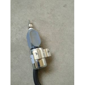 Flameout solenoid valve for diesel engine