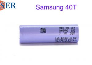China Quality High drain type INR21700 40T Samsung Li-ion Battery 3.6V Cylindrical rechargeable battery for power tools on sale