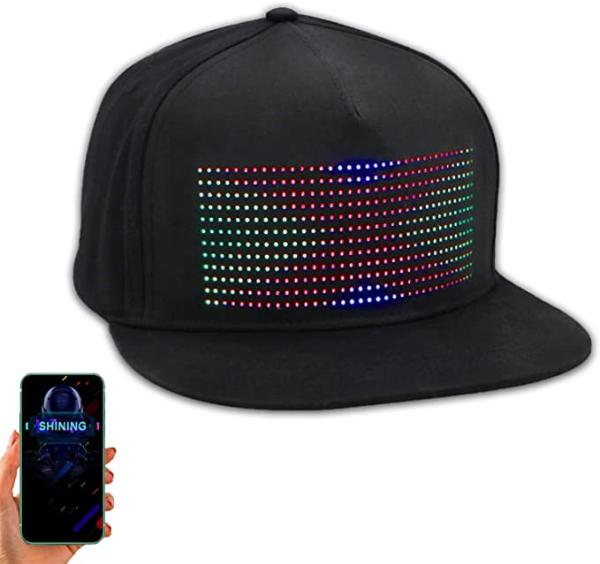 Quality Editing Bluetooth LED Hat With Programmable Mobile App Control wholesale