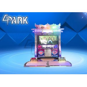 55 Inch LCD Screen Dance Arcade Machine / Dance Game Machine 8 Sensors