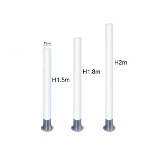 LED luminous column 1.5m / 1.8m / 2m height colorful interactive touch light