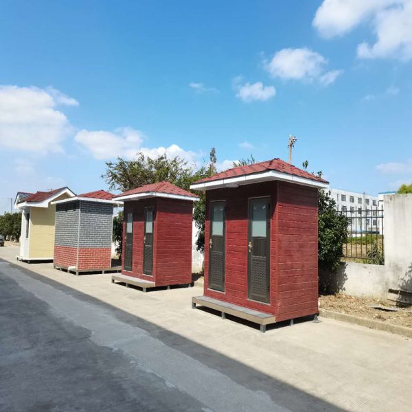 Customized 10m2 Portable Toilet With The Glass Door And Double Layer Glass
