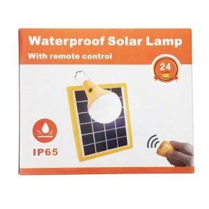 Remote Control 3W Solar Home Lighting Systems 1 Lamp Indoor Solar Light Kit