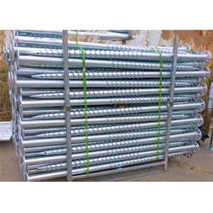 Stand Ground Screw Piles Strong Structure Solar Brackets Panel System Mounting