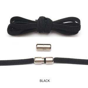 Custom Flat Colored Elastic No Tie Shoe laces For Lazer