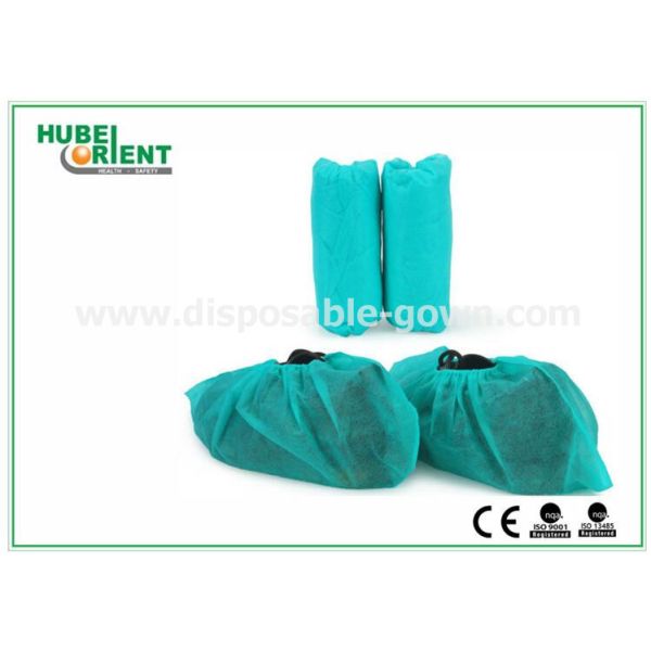 Quality Blue White Green Color Breathable Disposable Non-Woven Shoe Cover for keep clean wholesale