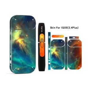 Colorful Skin Electronic Cigarettes Sticker / Waterproof Pvc Sticker For Iqos 2