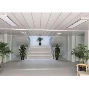 Prefab Container House Galvanized Structure Glass Wool Panel