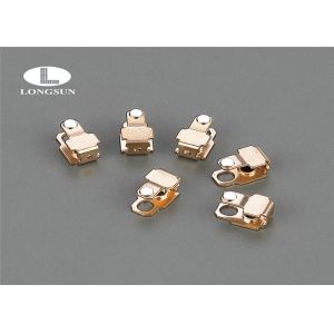 Spring Contact Metal Stamping Components Brass For Thermal Controller